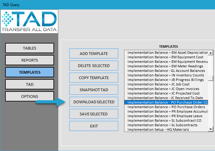 Download TAD Template screenshot