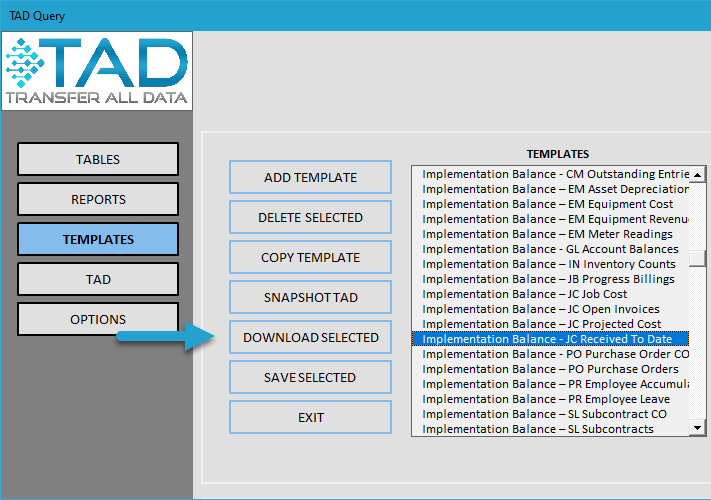 Download TAD Template screenshot