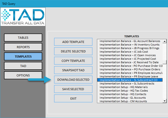 Download TAD Template screenshot