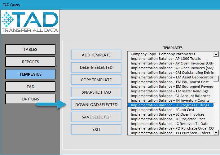 Download TAD Template screenshot