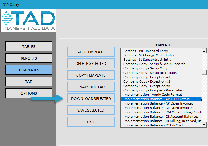 Download TAD Template screenshot