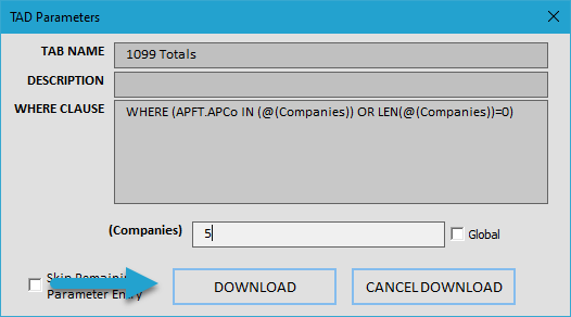 Download TAD Template screenshot