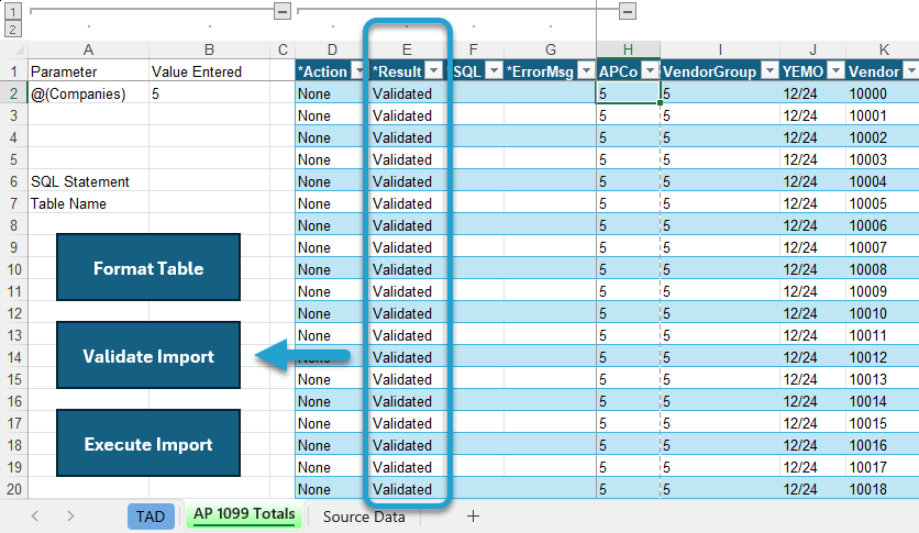 Import the Records screenshot