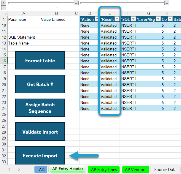 Import the Records screenshot