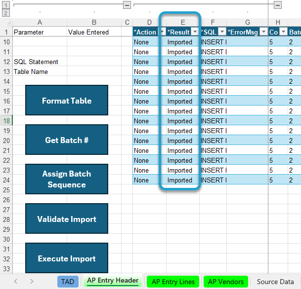 Import the Records screenshot