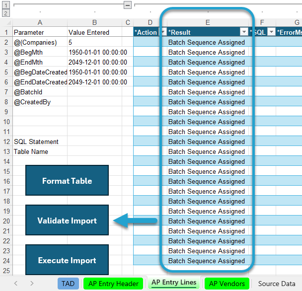 Import the Records screenshot