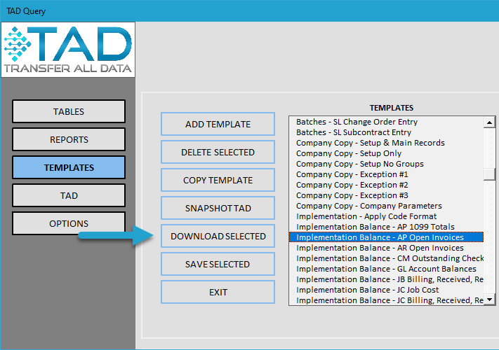 Download TAD Template screenshot