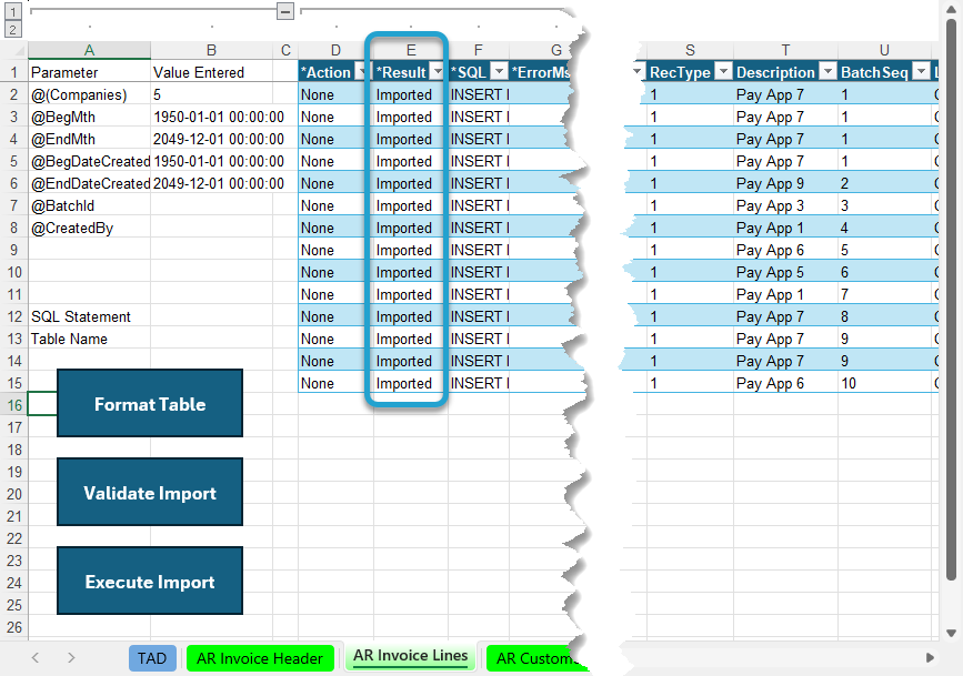 Import the Records screenshot