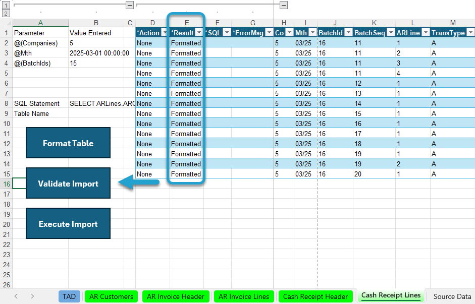 Post Cash Receipts Batch screenshot