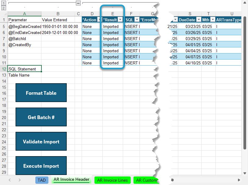 Import the Records screenshot