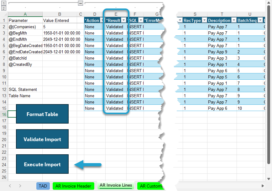 Import the Records screenshot