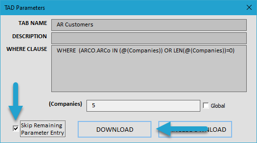 Download TAD Template screenshot