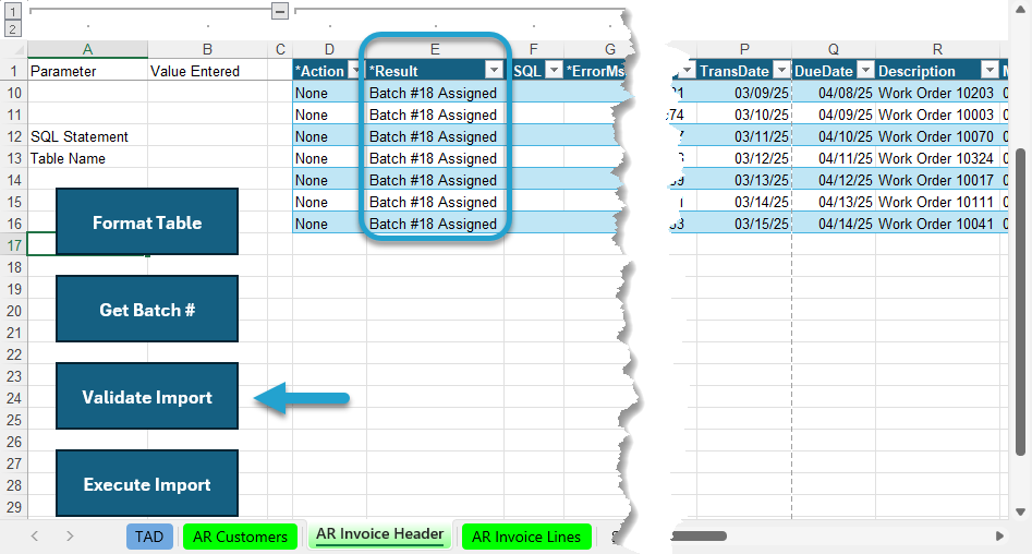 Import the Records screenshot