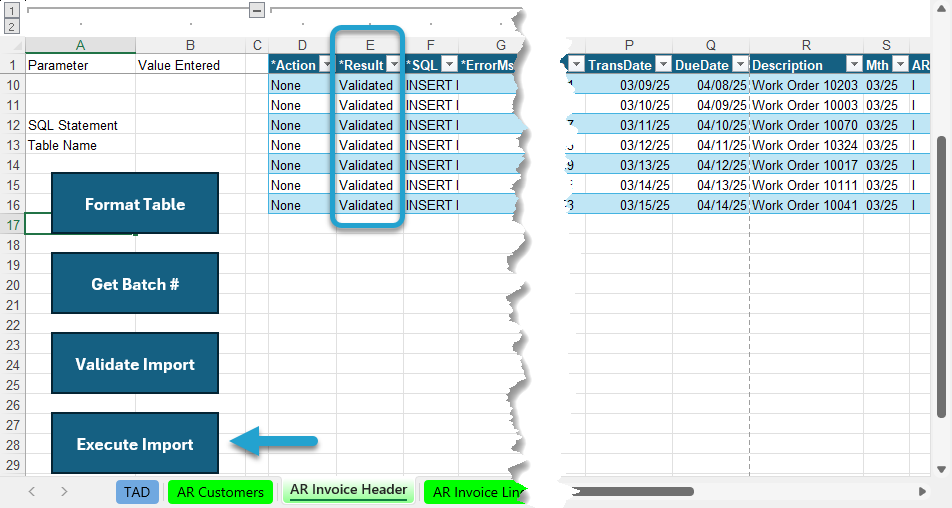 Import the Records screenshot