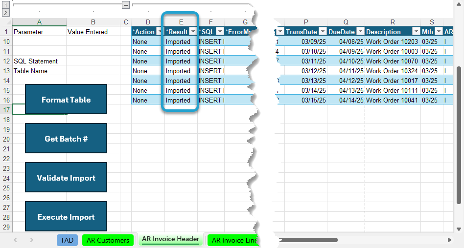 Import the Records screenshot