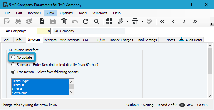 Post Open Batch screenshot