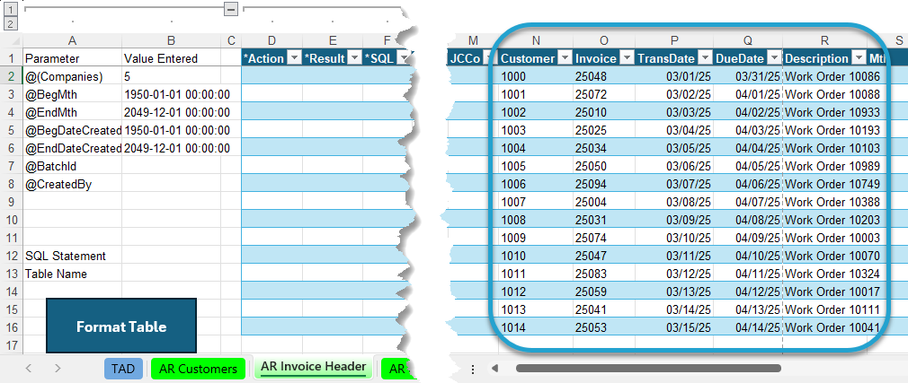 Copy the Source Data screenshot
