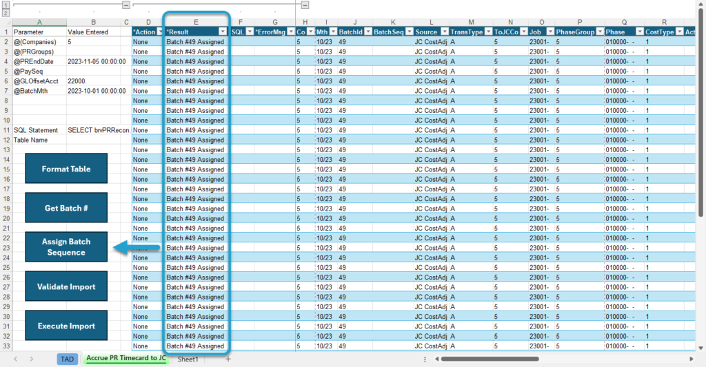 Start Import Process screenshot