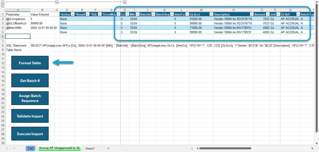 Start Import Process screenshot