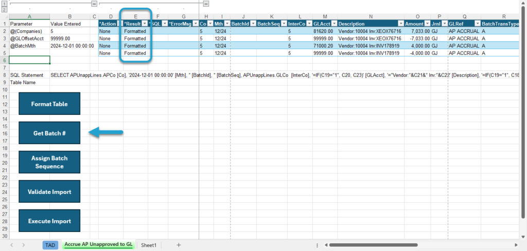 Start Import Process screenshot