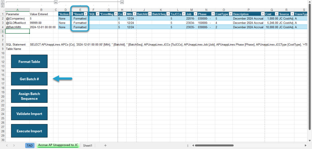 Start Import Process screenshot