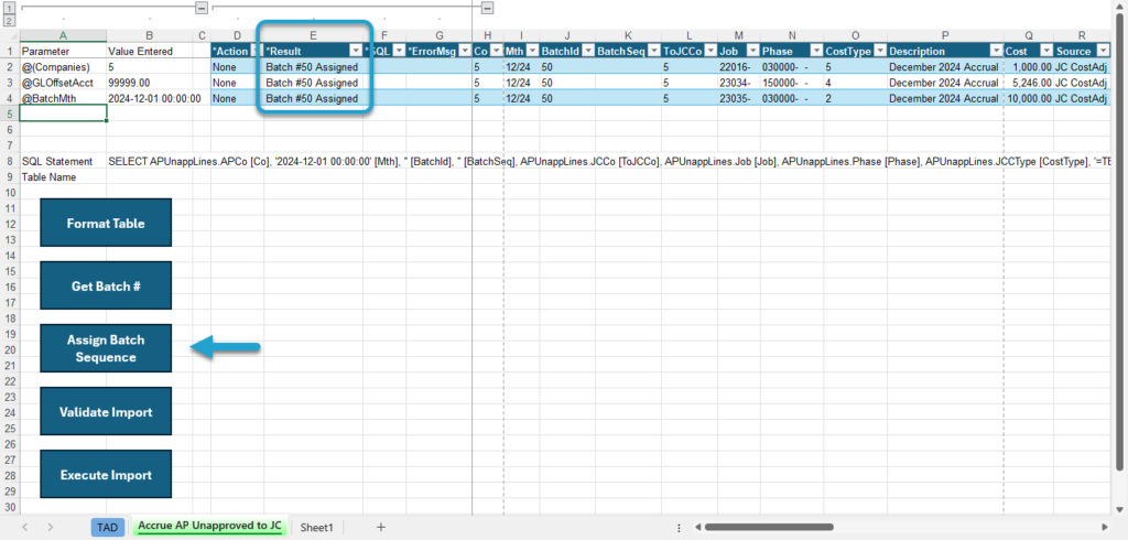 Start Import Process screenshot