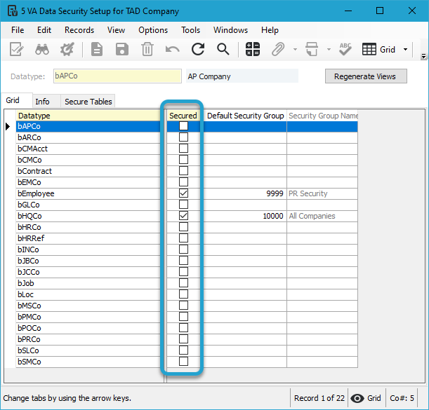 Data Security screenshot