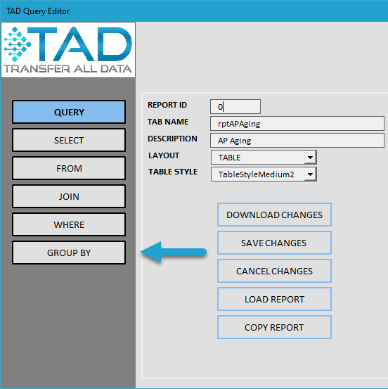 Add Sort Order screenshot