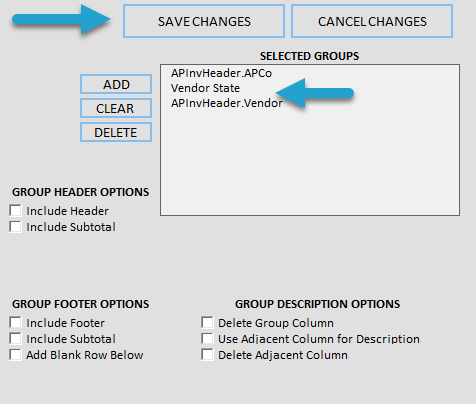 Add Sort Order screenshot