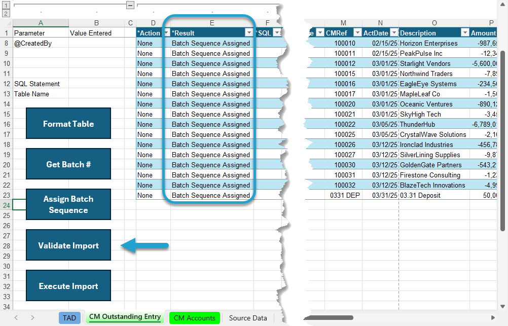 Import the Records screenshot