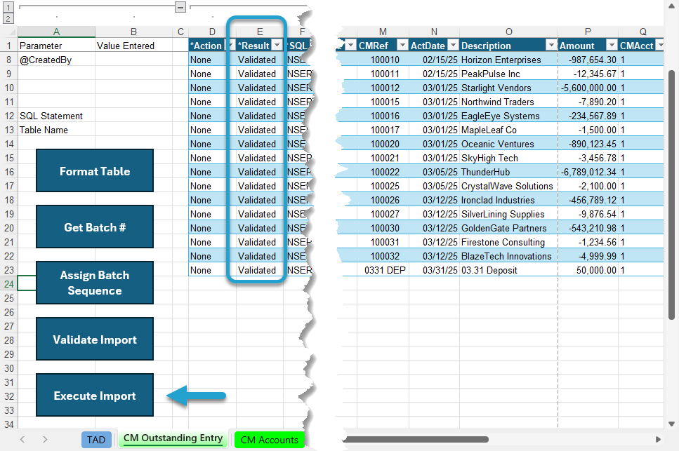 Import the Records screenshot