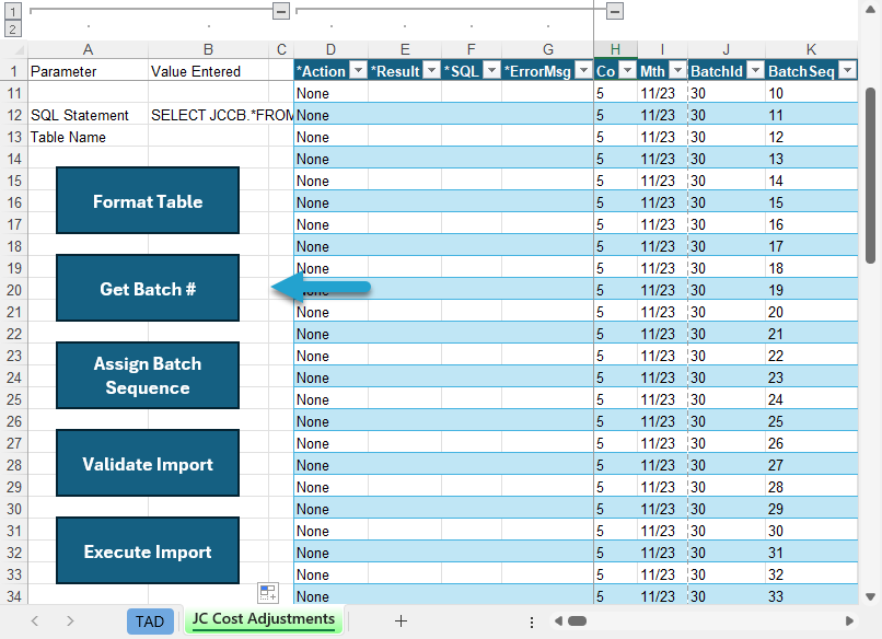 Retrieving Next Batch # screenshot