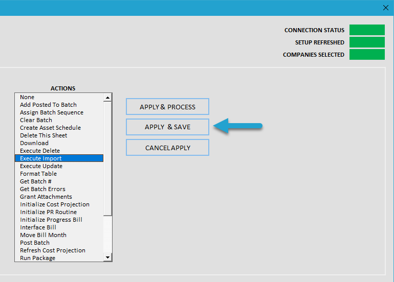 Import the Records screenshot