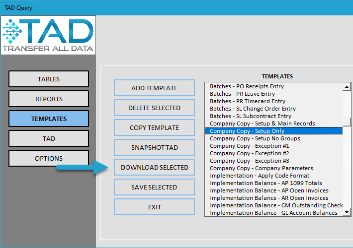 Download TAD Template screenshot