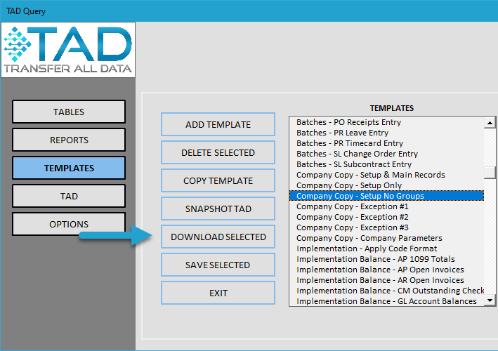 Download TAD Template screenshot
