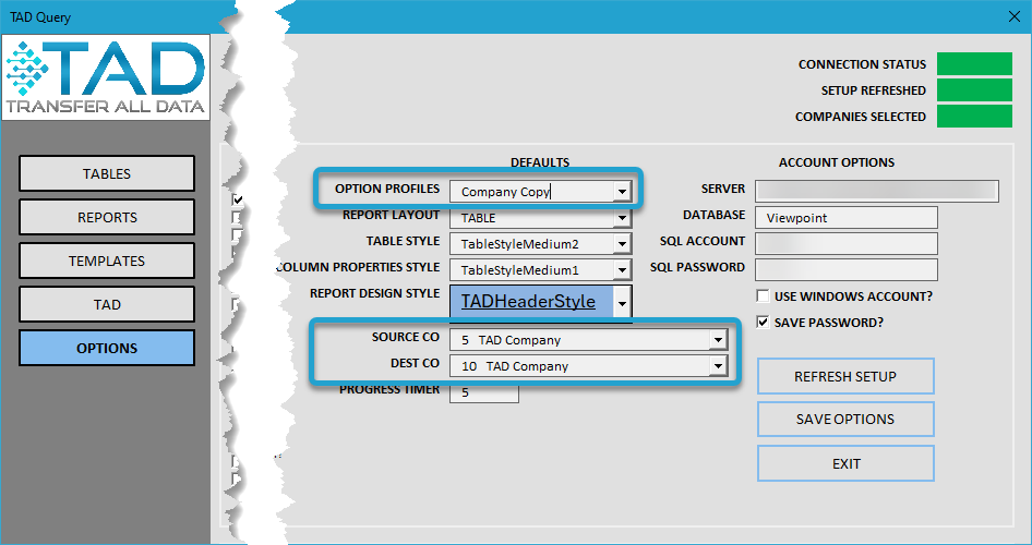 Download TAD Template screenshot