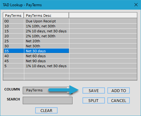 Assign Default Value screenshot