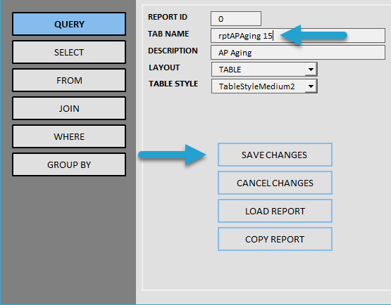 Copy Using TAD Button screenshot