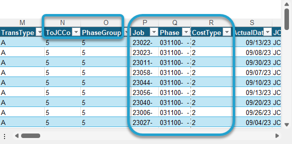Rearrange Columns screenshot