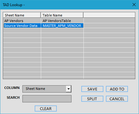 Create Converter Sheet screenshot