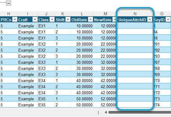 Rearrange Columns screenshot