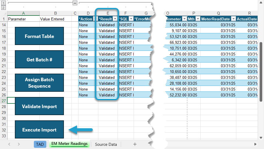 Import the Records screenshot