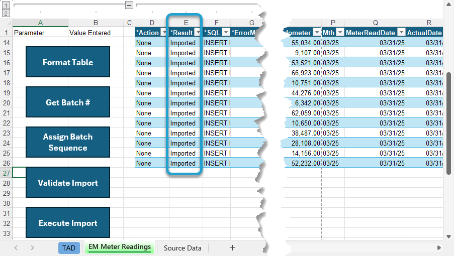 Import the Records screenshot