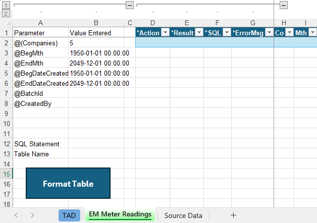 Download TAD Template screenshot