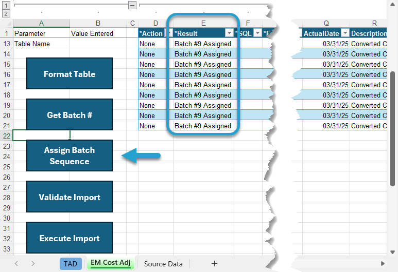 Import the Records screenshot