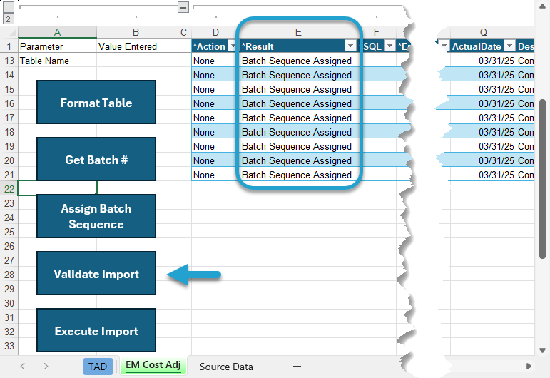 Import the Records screenshot