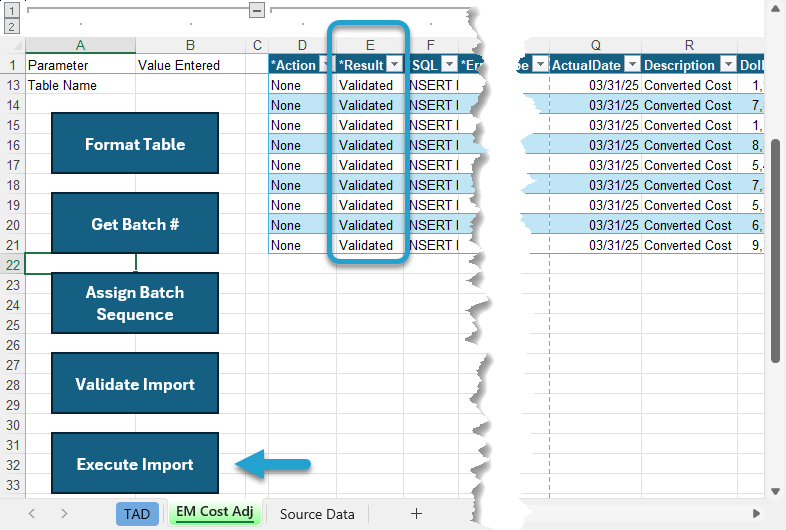 Import the Records screenshot