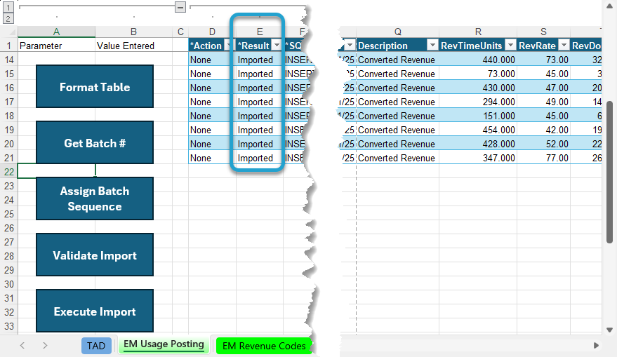 Import the Records screenshot