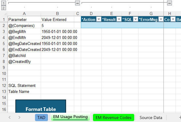 Download TAD Template screenshot