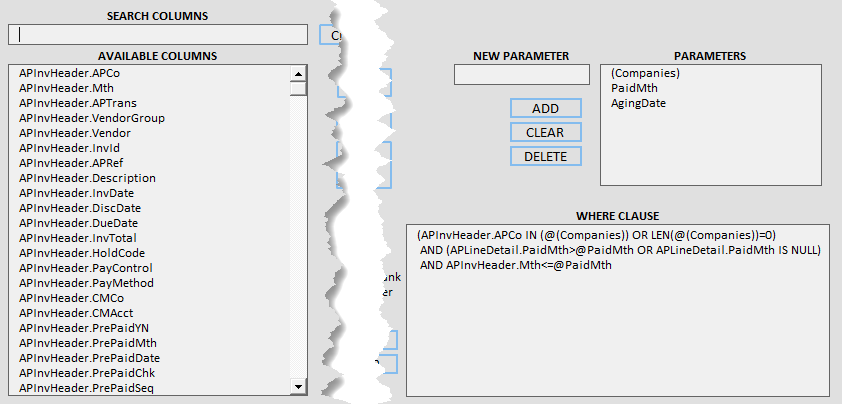Add a Filter or Parameter screenshot